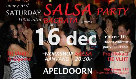 Salsa party in De Vlijt in Apeldoorn