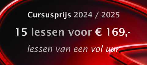 Cursusprijs 2024 / 2025